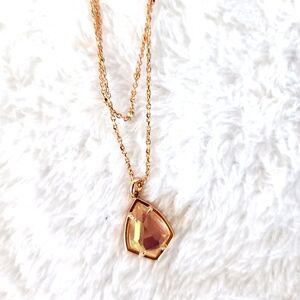 Kendra Scott Cory Mult Strand Necklace, Rose Gold